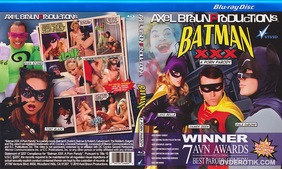 900px x 540px - Batman XXX A Porn Parody Blu ray Disc DVD by Vivid
