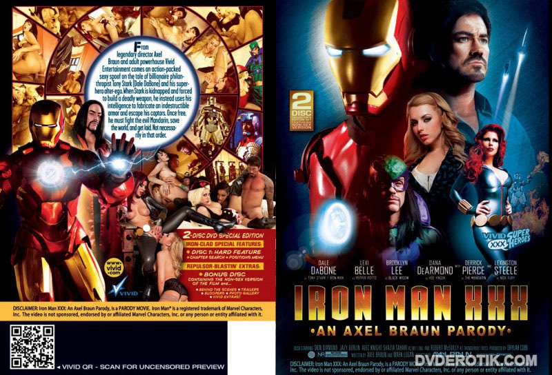 Iron Man Cartoon Porn Caption - Iron Man XXX An Axel Braun Parody 2 Disc Collecto DVD by Vivid