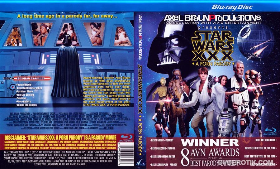 Star Wars Porn Movie - Star Wars XXX A Porn Parody Blu ray Disc DVD by Vivid