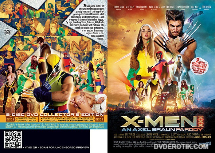 X Men Movie Porn - X Men XXX An Axel Braun Parody DVD by Vivid
