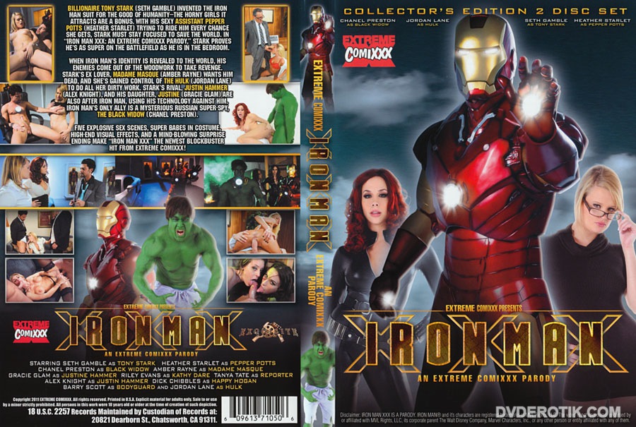 Iron Man XXX An Extreme Comixxx Parody Collectors DVD by ...