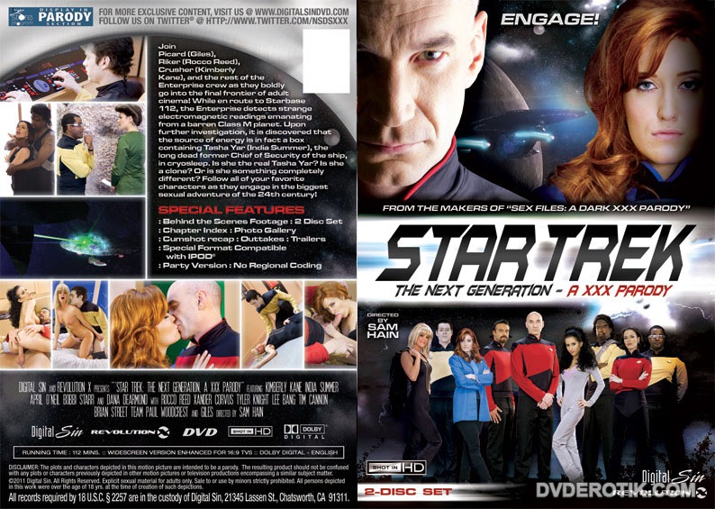 Star Trek The Next Generation A XXX Parody DVD by Digital Sin. 