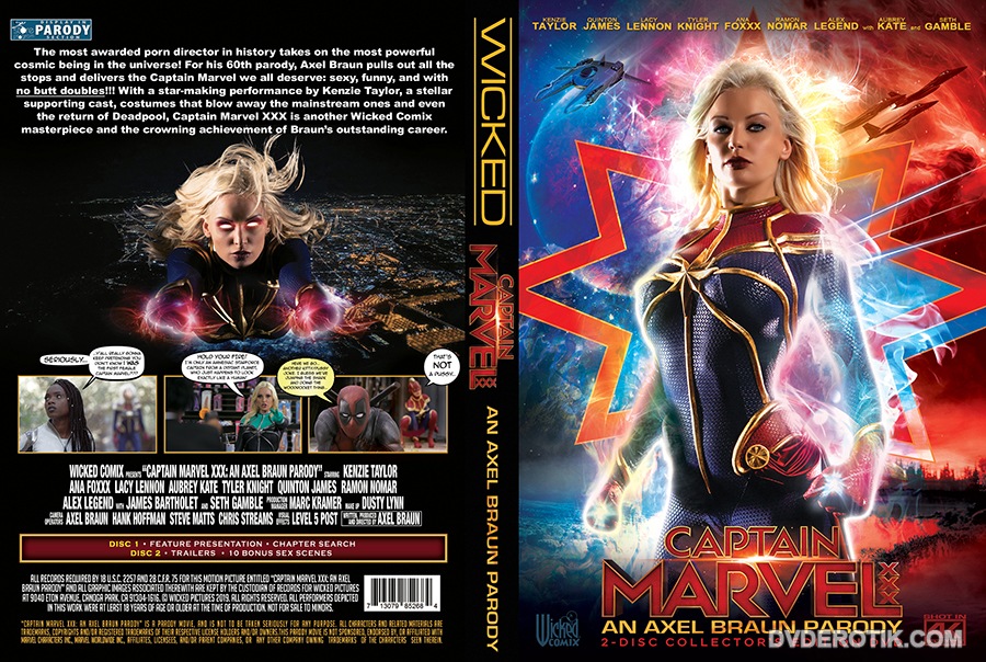 900px x 604px - Captain Marvel XXX An Axel Braun Parody DVD by Wicked Pictures