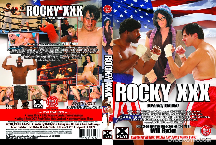 900px x 606px - Rocky XXX A Parody Thriller DVD by Adam&Eve